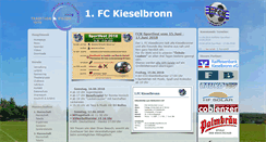 Desktop Screenshot of fc-kieselbronn.de